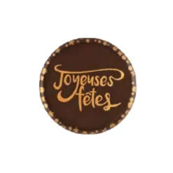 Online Cerf Dellier Disques scintillants chocolat noir Joyeuses Fêtes (x96)