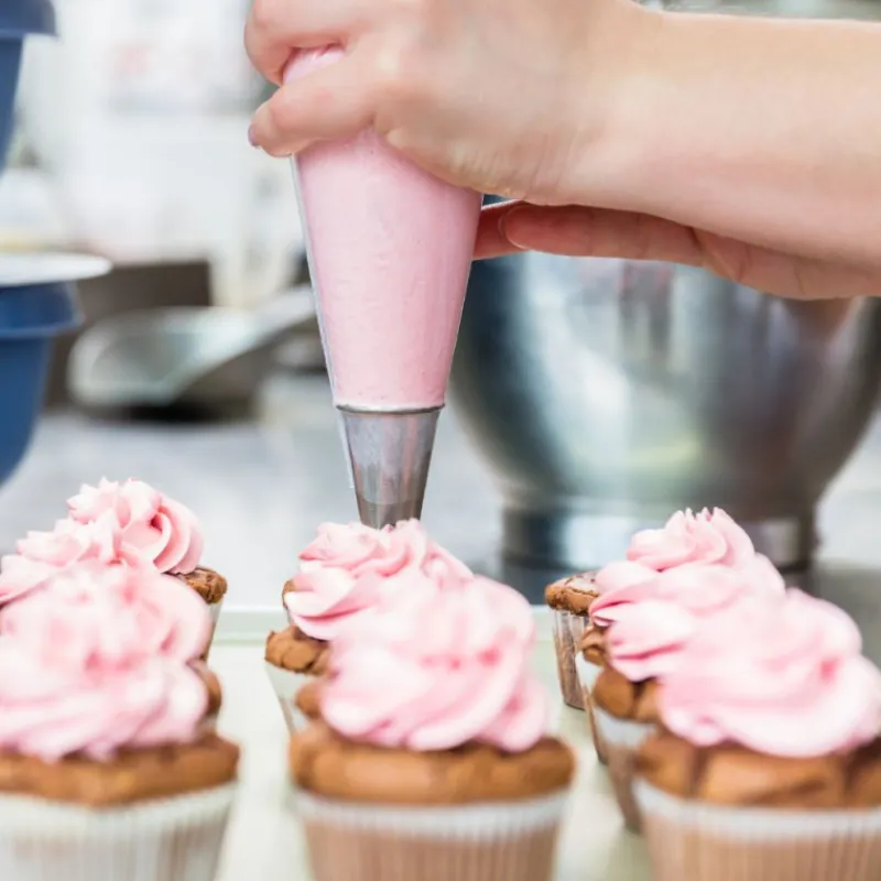 Hot Cerf Dellier Douilles à pâtisserie (x5) et goupillon