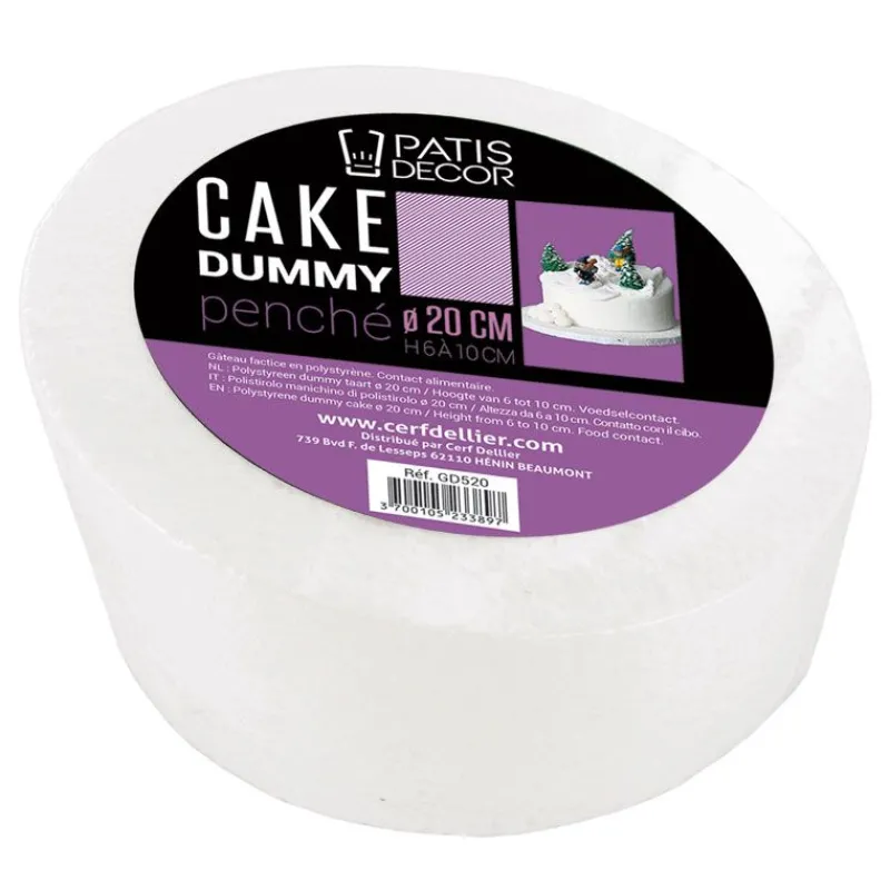 Outlet Cerf Dellier Dummy penché h 6 à 10 cm - contours droits