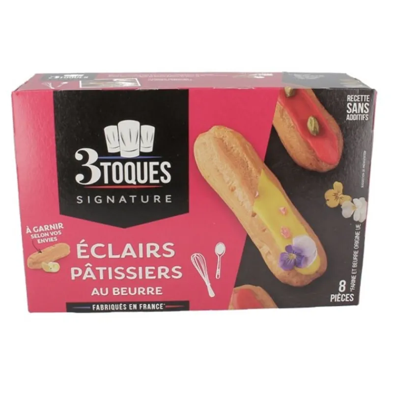 Sale Cerf Dellier Eclairs pâtissiers au beurre (x 8)