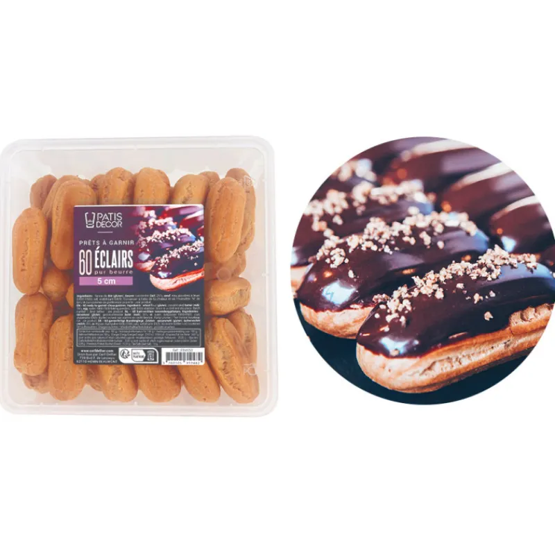 Best Cerf Dellier Eclairs pur beurre prêts à garnir (x 60)