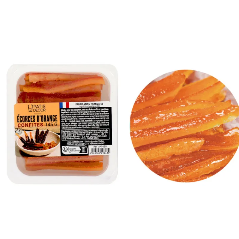 Outlet Cerf Dellier Ecorces d'oranges confites 145 g