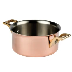 Cerf Dellier Elégance cuivre-inox mini-marmite 12 cm