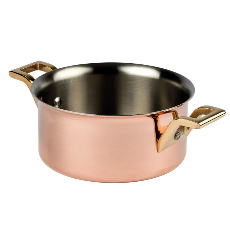 Cerf Dellier Elégance cuivre-inox mini-marmite 12 cm