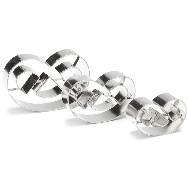 Clearance Cerf Dellier Emporte-pièce Bretzel inox assortis (x3)