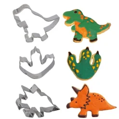 New Cerf Dellier Emporte-pièce Dinosaures assortis (x3)