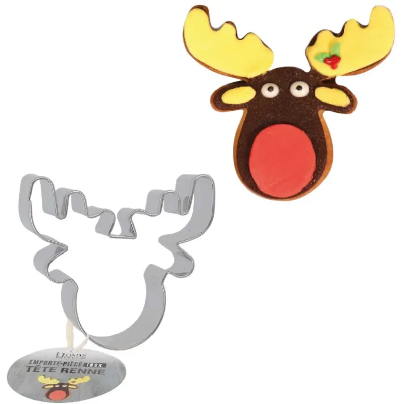 New Cerf Dellier Emporte-pièce Tête de Renne