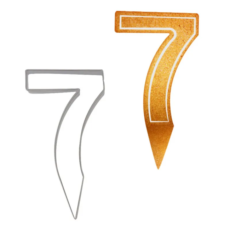 Clearance Cerf Dellier Emporte-pièces cake topper "7"