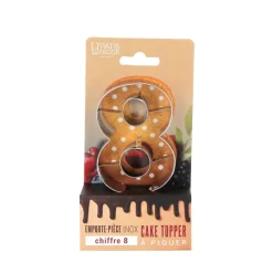 New Cerf Dellier Emporte-pièces cake topper "8"