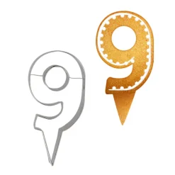 New Cerf Dellier Emporte-pièces cake topper "9"