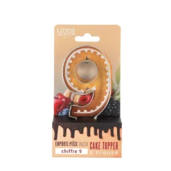 New Cerf Dellier Emporte-pièces cake topper "9"