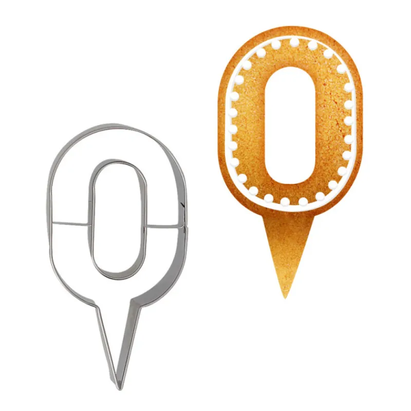 Outlet Cerf Dellier Emporte-pièces cake topper "0"