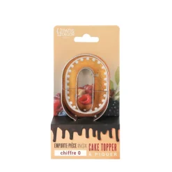 Outlet Cerf Dellier Emporte-pièces cake topper "0"
