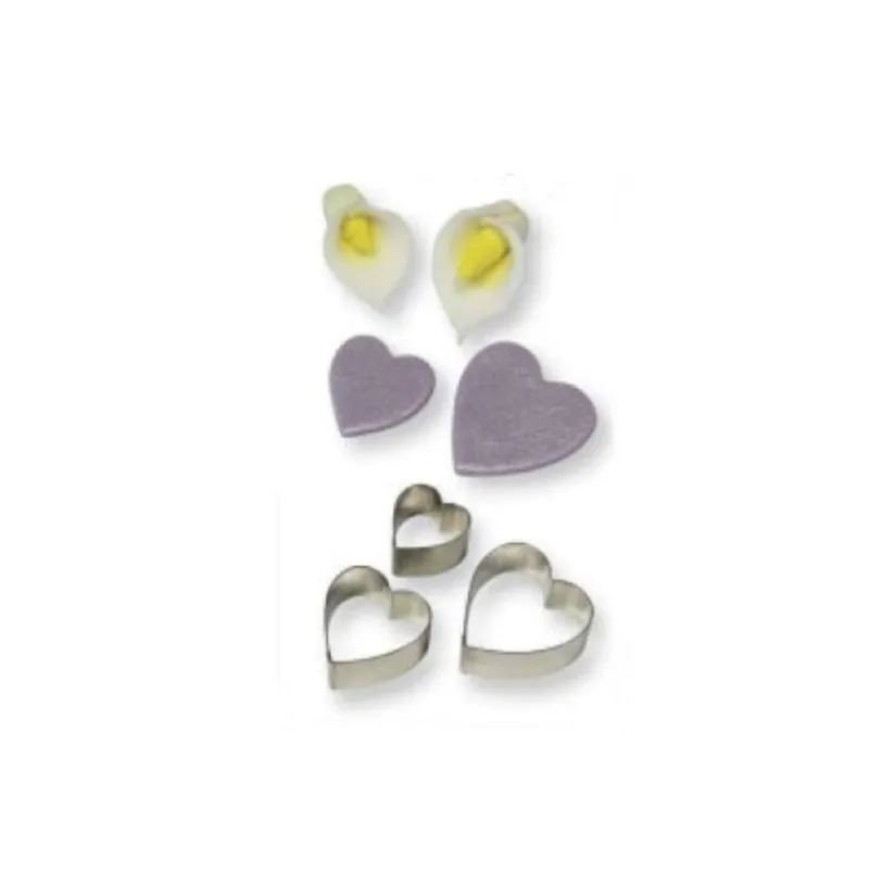 Best Cerf Dellier Emporte-pièces inox cœurs arums PME (x 3)