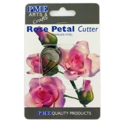 Clearance Cerf Dellier Emporte-pièces inox pétales de roses PME (x 4)