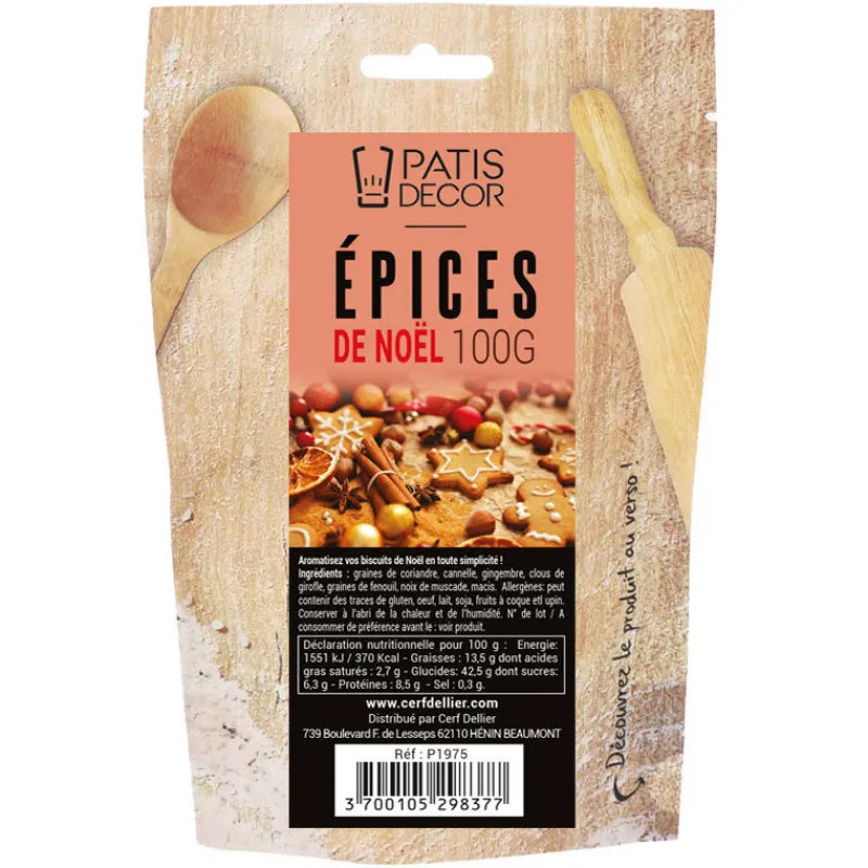 Sale Cerf Dellier Epices de Noël 100 g
