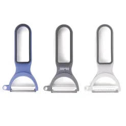 Cerf Dellier Eplucheurs inox assortis (x3)