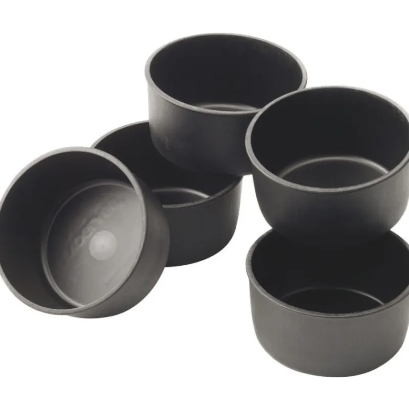 Hot Cerf Dellier Exoglass 6 ramequins ronds 7 cm