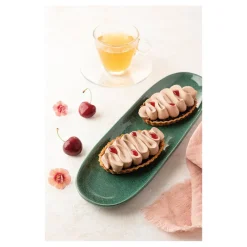 Online Cerf Dellier Exoglass 12 tartelettes cannelées oblongs 13x9 cm