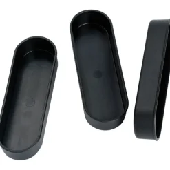 Hot Cerf Dellier Exoglass 48 tartelettes oblong spécial fonceuse à pâte 13x4 cm