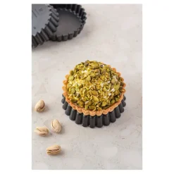 Sale Cerf Dellier Exoglass 12 tartelettes rondes cannelées 11 cm