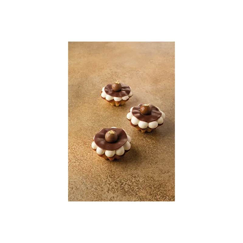 Online Cerf Dellier Exoglass brioches à 12 côtes 7 cm x 24