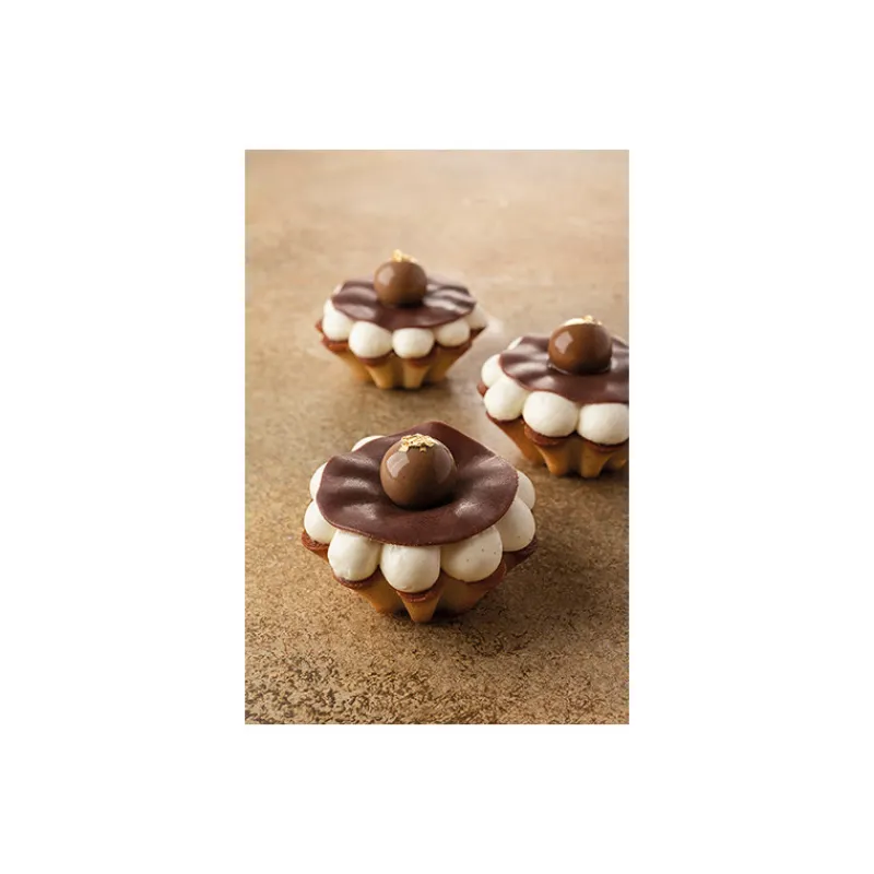 Online Cerf Dellier Exoglass brioches à 12 côtes 7 cm x 24