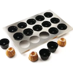 Clearance Cerf Dellier Exoglass plaque inox de 15 kouglofs 9 cm