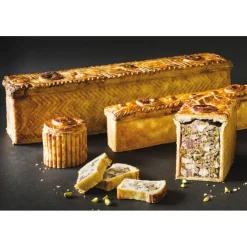 Clearance Cerf Dellier Exopan pâté en croûte long à chevrons 35x7,5x8,5 cm