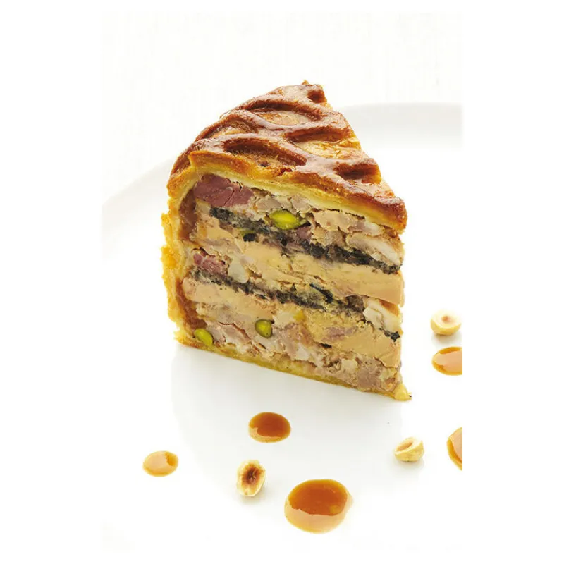 Online Cerf Dellier Exopan pâté en croûte rond à chevrons hauteur 9 cm diamètre 20 cm