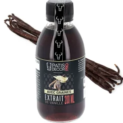 Clearance Cerf Dellier Extrait de vanille avec graines 200 ml