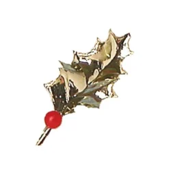 New Cerf Dellier Feuilles de houx dorées (x144)