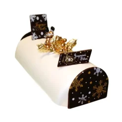 Best Cerf Dellier Feuilles de houx vert et or (x72)