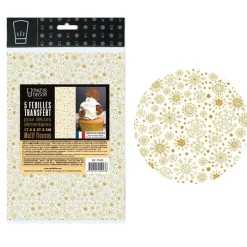 Outlet Cerf Dellier Feuilles transfert Flocons (x5)