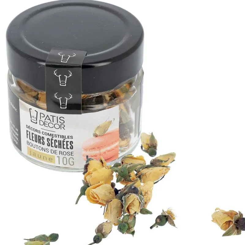 Clearance Cerf Dellier Fleurs séchées de roses jaunes 8 g