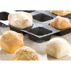 Discount Cerf Dellier Flexipan Air plaque 600x400 de 15 petits pains carrés 9,3 cm