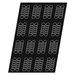 Best Cerf Dellier Flexipan 60x40 plaque de 16 cakes cannelés 11x6 cm