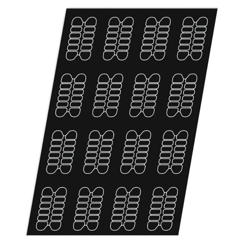 Best Cerf Dellier Flexipan 60x40 plaque de 16 cakes cannelés 11x6 cm