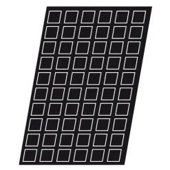 Outlet Cerf Dellier Flexipan 60x40 plaque de 60 carrés 45x45x12 cm