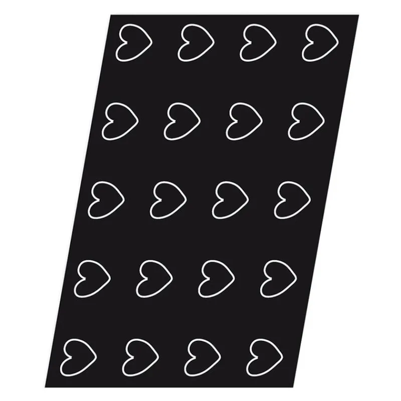 Outlet Cerf Dellier Flexipan 60x40 plaque de 20 coeurs 6,5x6x1,6 cm