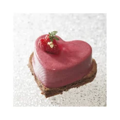 Clearance Cerf Dellier Flexipan 60x40 plaque de 20 coeurs 6,5x6 cm