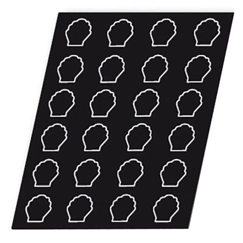 Outlet Cerf Dellier Flexipan 60x40 plaque de 24 coquilles saint jacques 8x7,5 cm