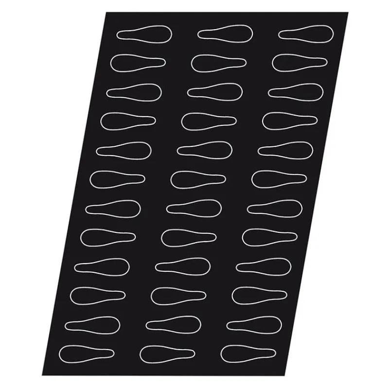 Hot Cerf Dellier Flexipan 60x40 plaque de 36 cuillères 9x2,8 cm