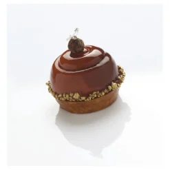 Hot Cerf Dellier Flexipan 60x40 plaque de 24 demi- sphères spirales 3,6 cm