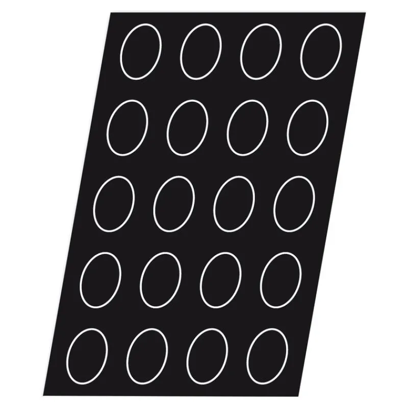 New Cerf Dellier Flexipan 60x40 plaque de 56 demi oeuf 55x35 mm