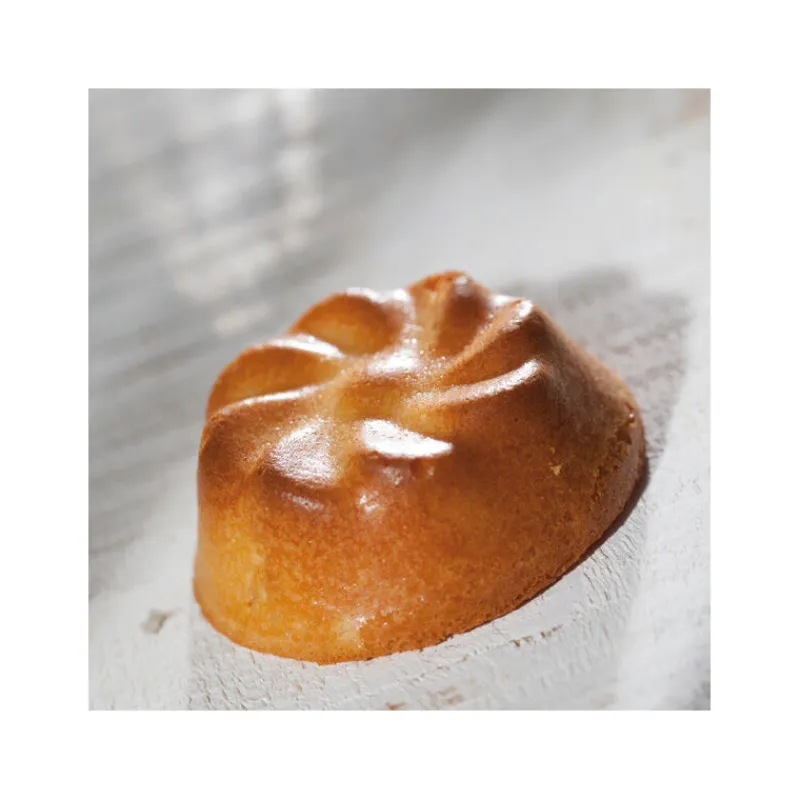 Hot Cerf Dellier Flexipan 60x40 plaque de 24 marguerites 7 cm