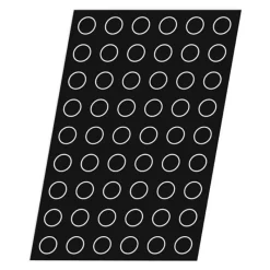 Discount Cerf Dellier Flexipan 60x40 plaque de 54 mini-cylindres 3,8 cm