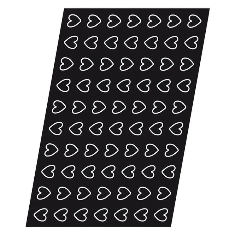 New Cerf Dellier Flexipan 60x40 plaque de 70 mini-coeurs 4,1x3,8 cm
