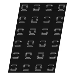 Clearance Cerf Dellier Flexipan 60x40 plaque de 24 mini-écrins 5x5x2,9 cm