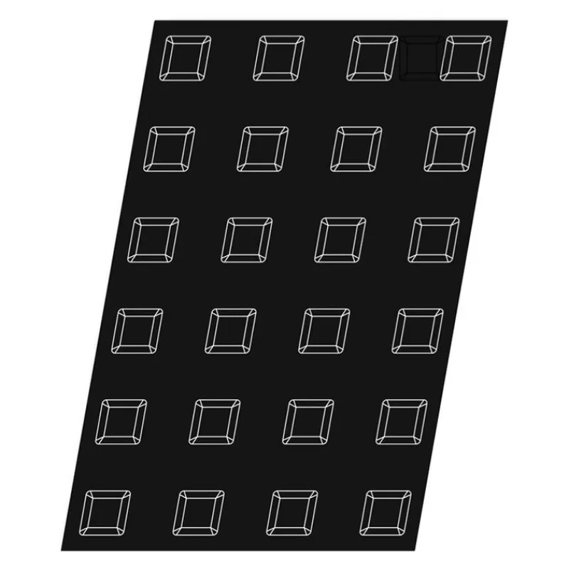 Clearance Cerf Dellier Flexipan 60x40 plaque de 24 mini-écrins 5x5x2,9 cm